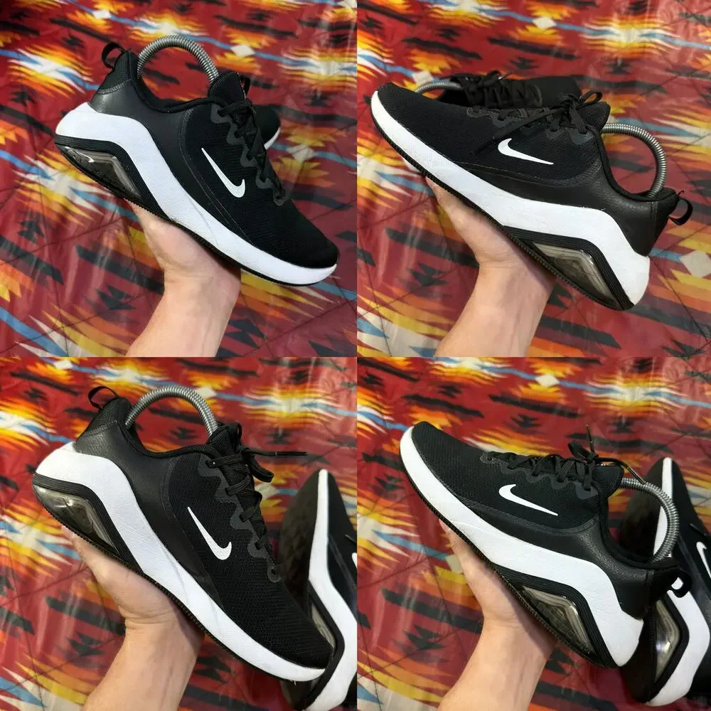 Nike Air Zoom Bella 7 Women Size 8.5 Black White Training Gym Shoes FZ1689-003